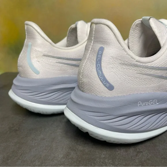 Asics Gel Cumulus 26 Men's Wide Running Shoes White/Cool Grey Size 13 EE - Picture 16 of 16